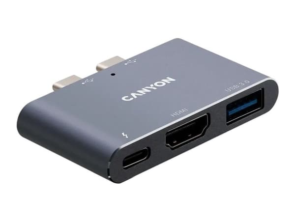 Canyon DS-1 - Dokkingstasjon - USB-C x 2 - HDMI