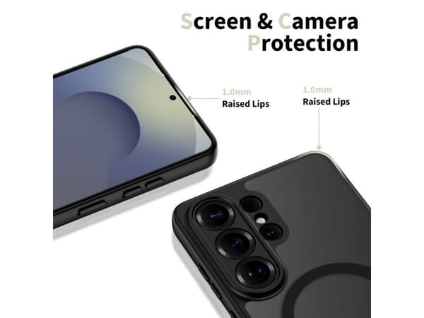 Tech-Protect BasicMag MagSafe-deksel for Samsung Galaxy S26 Ultra - transparent
