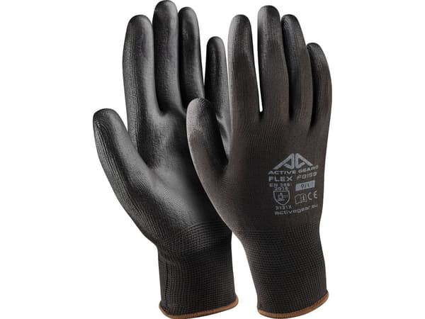 Active Gear nitrilhansker i polyuretan, M, 12 stk