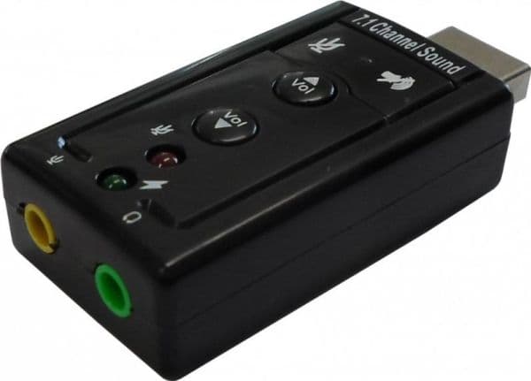 SAVIO AK-01 - Ljudkort - 16-bitars - 7.1 - USB