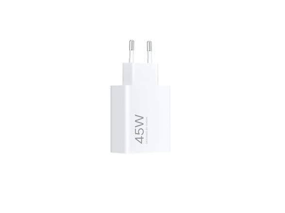 Xiaomi - Strömadapter - 45 watt - 4.1 A - Turbo Charge, PD (USB) - vit