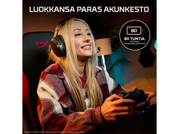 HyperX CloudX Stinger 3 trådløst gaminghodesett til Xbox, 280 g, Svart