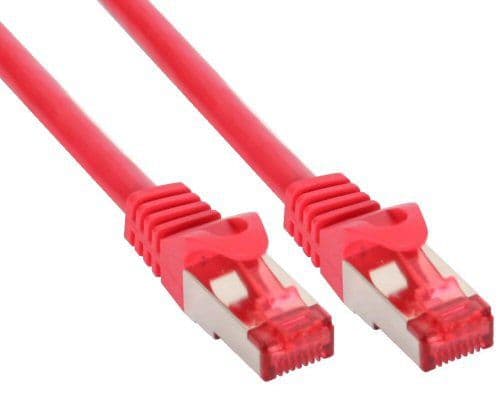 InLine 76400R, 10 m, Cat6, S/FTP (S-STP), Röd