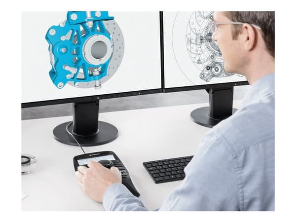 3Dconnexion SpaceMouse Enterprise - 3D-mus - 31 knapper - kablet - USB