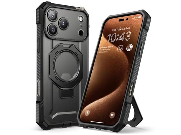 Hurtel Supcase UB Grip Mag MagSafe-etui til iPhone 17 Pro Max - Svart