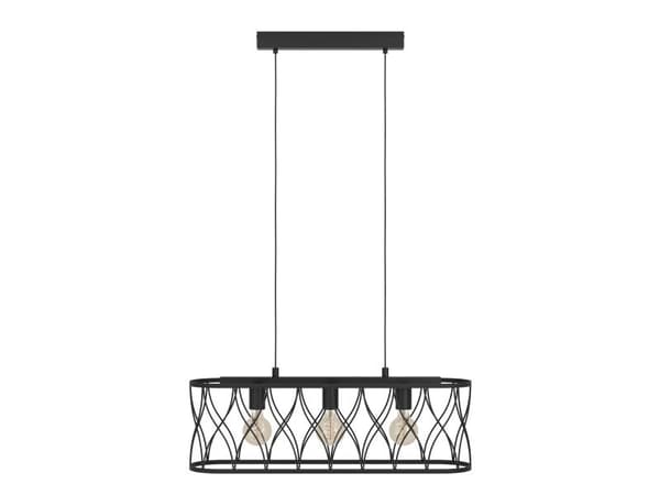 EGLO GILTSPUR PENDEL 3XE27 L770 SORT