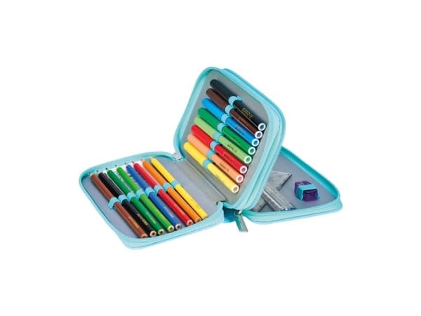 LuckyHorse HERLITZ double pencil case with accessories