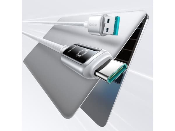Joyroom-kabel S-A55 StarFlight 66W USB-A til USB-C 1,2 m - hvit
