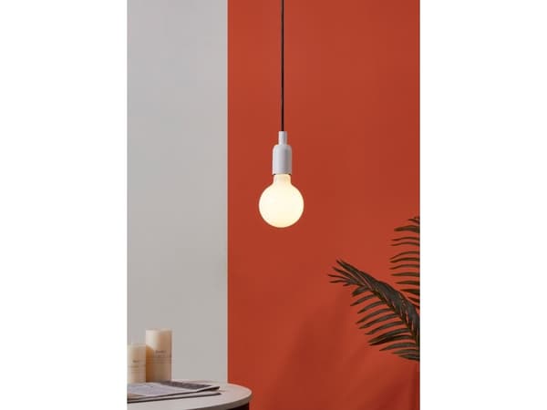 EGLO E27 LED G95 opal globelampe varmt hvitt lys