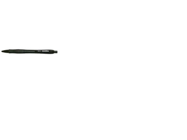 Pencil sort 0,7mm m/click gummigreb viskelæder