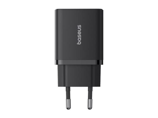 Nätladdare Baseus Cube Pro 30W USB-C USB-A - svart