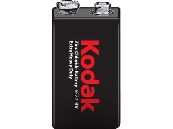 Kodak Battery Extra Heavy Duty 9V Block 250mAh 1pc