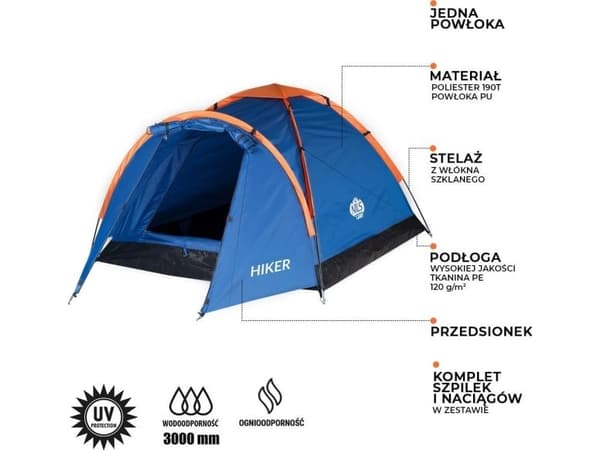 Nils Extreme Hiker NC6010 campingtelt