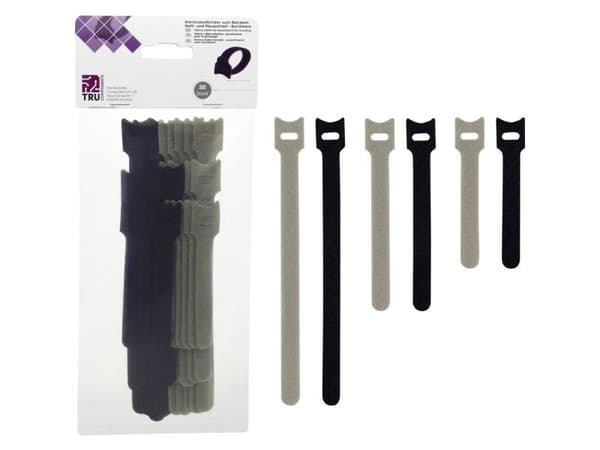 TRU COMPONENTS 30S014 Burrebånd sortiment 30 stk