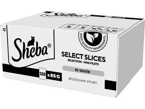 Sheba Select Slices fjäderfä 120x85g