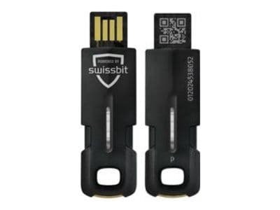 Swissbit iShield Key 2 PRO - Säkerhetsnyckel (USB-A, NFC) - svart