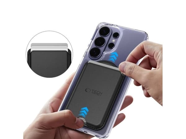 Tech-Protect TECH-PROTECT CH02 MAGWALLET MAGSAFE UNIVERSAL MAGNETIC CARD HOLDER BLACK