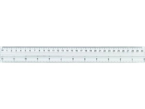 Stifter linjal med grep 30 cm