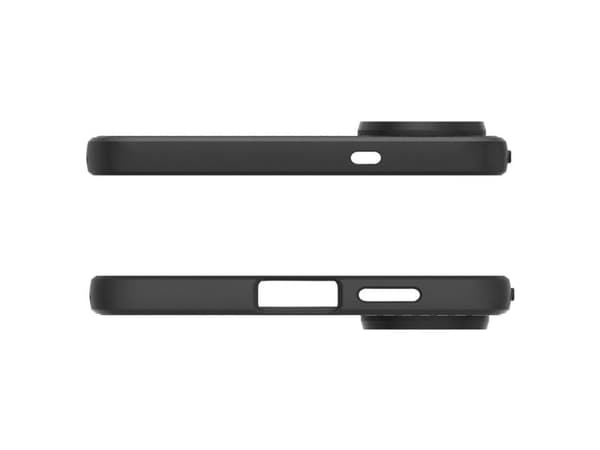 Spigen Liquid Air, Etui, Samsung, Galaxy S25 Edge, 17 cm (6.7"), Sort