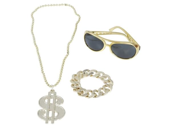 Hip hop-set i guld