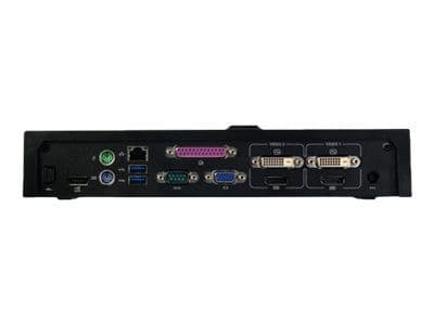 Dell E-Port II Advanced - Portreplikator - VGA, 2 x DVI, 2 x DP - 130 Watt - Danmark - för Latitude E5270, E5440, E5450, E5470, E5550, E5570, E7250...