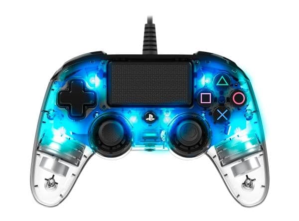 NACON COMPACT - Håndkonsoll - kablet - blå belysning - for PC, Sony PlayStation 4