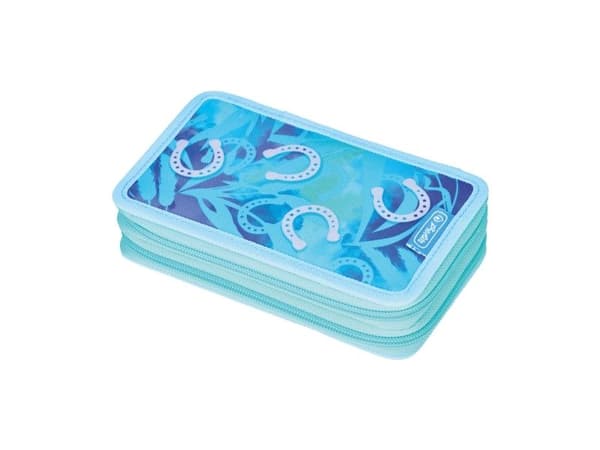 LuckyHorse HERLITZ double pencil case with accessories