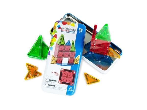 MAGNA-TILES® microMAGS-matkasetti 26 kpl