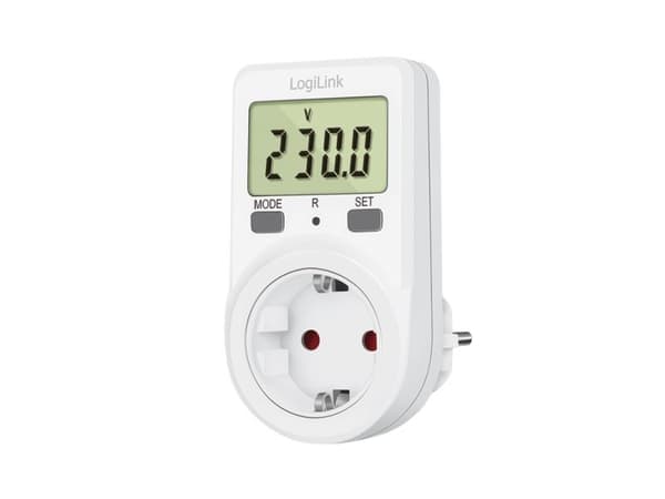 LogiLink ZUB Energy Cost Meter white