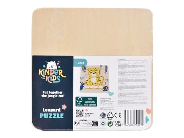 Barn og Kids - FSC - puslespill, Leopard
