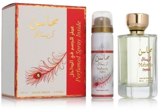 Mahasin Crystal - EDP 100 ml + deodorantti 75 ml