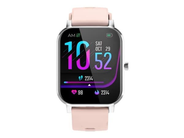 DENVER SW-181 - Smart klocka med band - rose - display 1.7" - Bluetooth