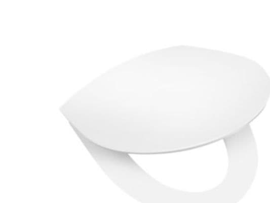 Toalettlock Spira art vit med soft close