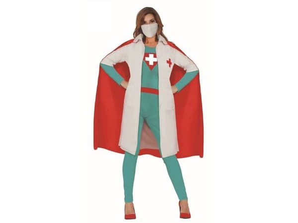 Super Doktor heltinde kostume