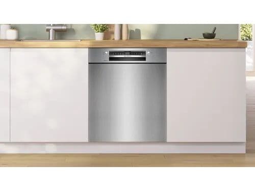 Bosch SMU4ETS08E - Diskmaskin - Svart, Rostfritt stål