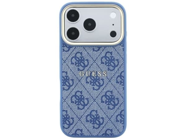 Guess Embossed 4G Classic MagSafe Case for iPhone 17 Pro Max / 18 Pro Max - Blue