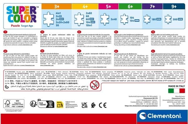 CLE palapeli 104 maxi SuperColour BallDaima 25090
