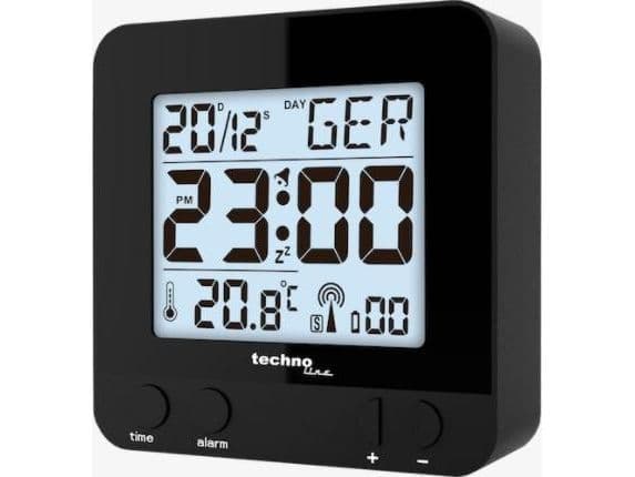 Technoline WT 235, Digitaalinen herätyskello, Musta, AAA Micro (LR03), 80 mm, 80 mm, 30 mm