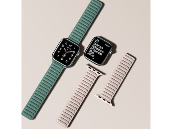 Hurtel magnetisk rem til Watch 7 41 mm rød