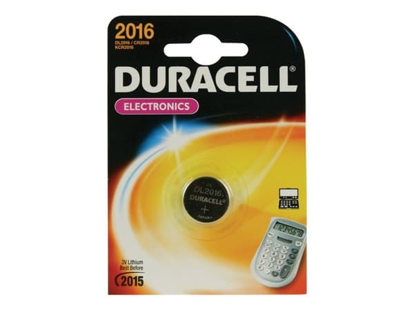 Duracell batterier CR2016 3 V 2 st