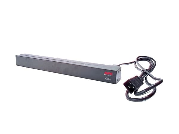 APC Basic Rack PDU, Perus, 0U/1U, Yksivaiheinen, Vaaka/Pysty, Musta, 12 AC-pistorasia(a)