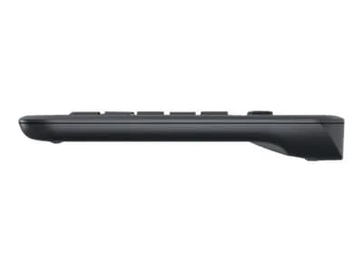 Logitech K400 Plus, Mini, Langaton, Langaton RF, QWERTY, Musta