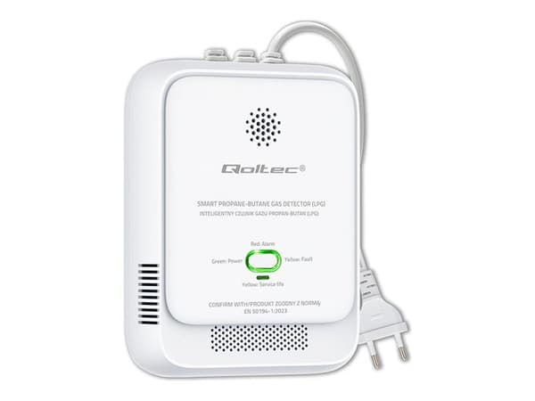 Qoltec gasläckagedetektor Propan-Butan