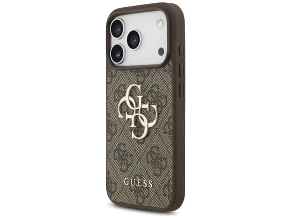 Guess 4G Big Logo-etui til iPhone 17 Pro - brun