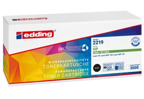 Edding EDD-2219, 3000 sider, Sort, 1 stykker