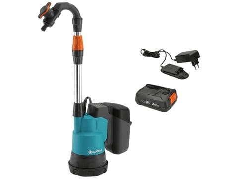 Gardena batteridriven regnvattenpump 2000/2 18V, set