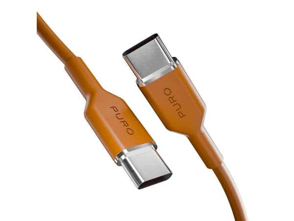Puro ICON USB-C - USB-C 1.5m kaapeli - oranssi