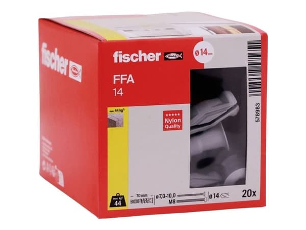 Fischer FFA 14 porebetongfester, 20 stk