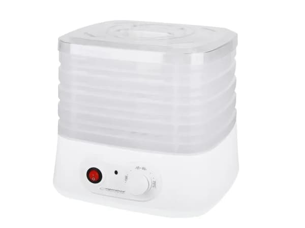 Esperanza EKD004 dehydrator för mat, transparent/vit 250 W