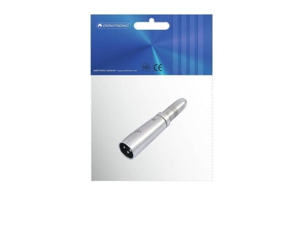 Omnitronic 30226500, 3-pin XLR, 6.3 mm, Silver